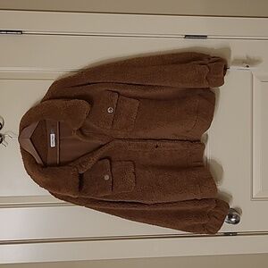 Ladies Calvin Klein Sherpa Coat